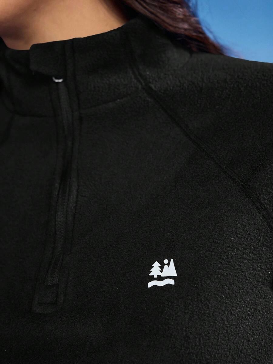 czarny sweter polar