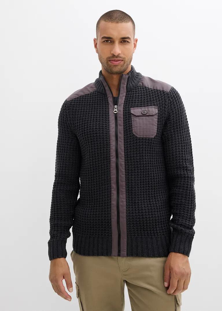 Sweter męski rozpinany