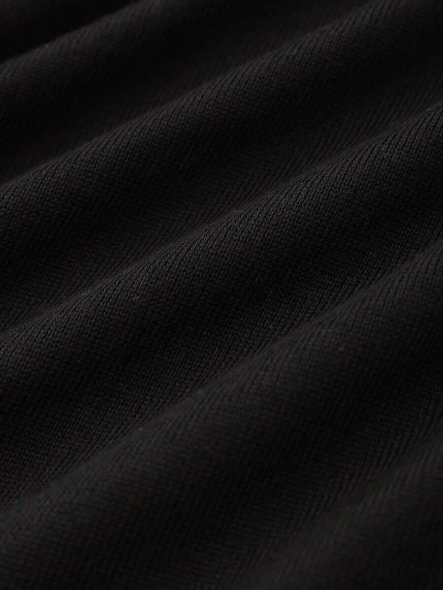CZARNY SWETER KARDIGAN 