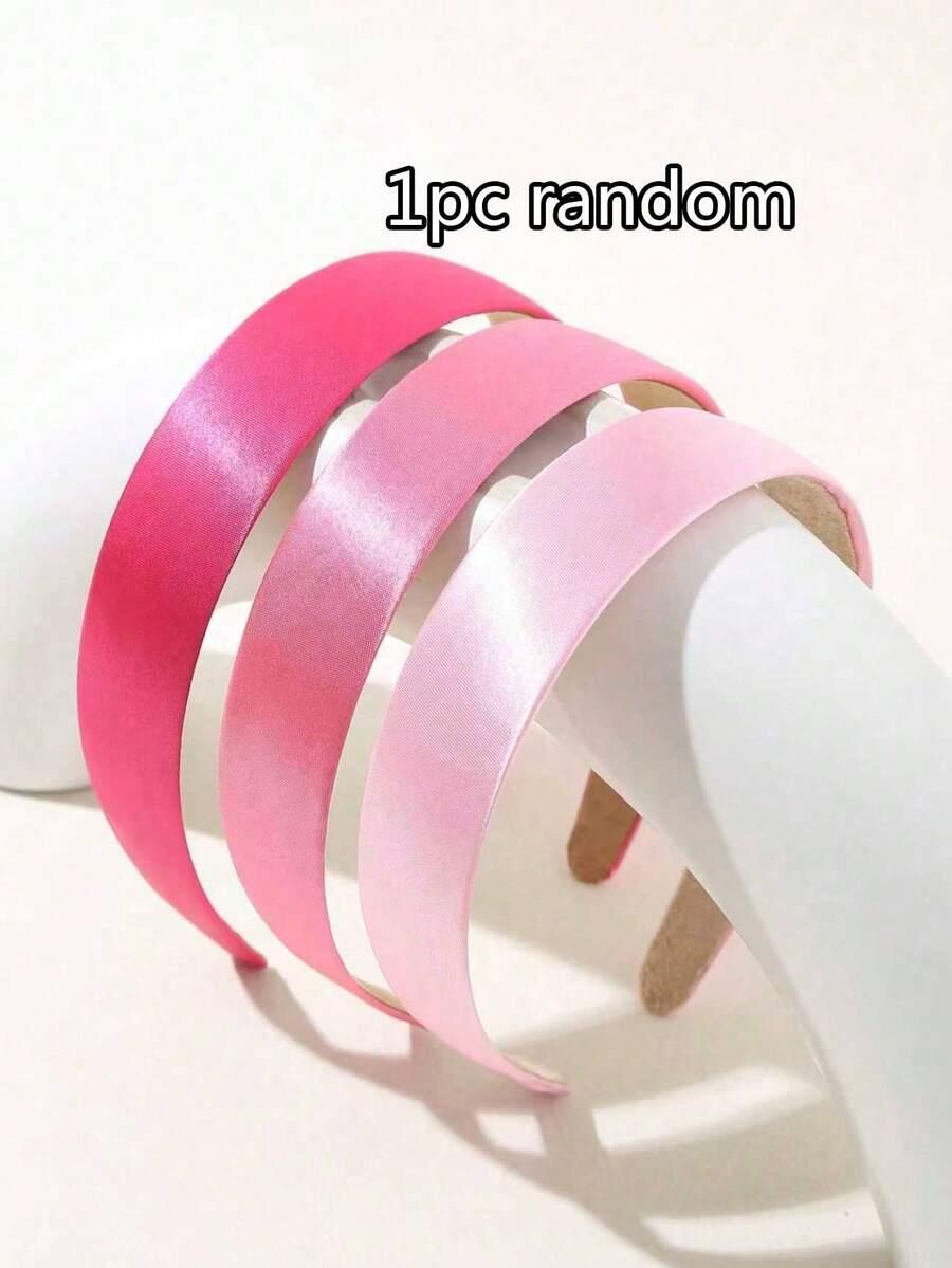 różowa opaska do włosów 3-pack