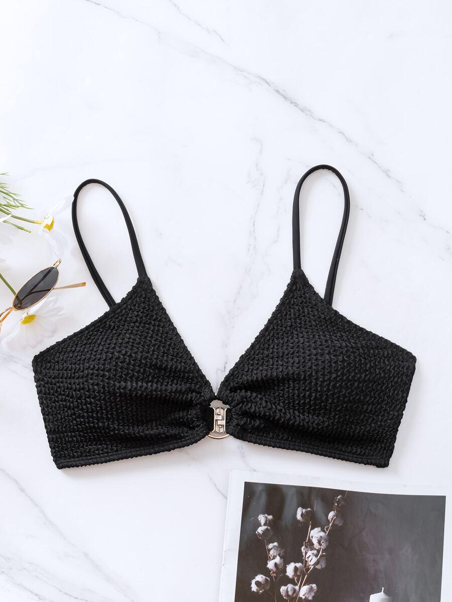 czarna góra od bikini tekstura