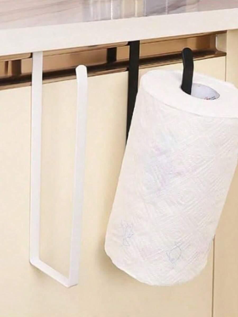 biały uchwyt na ręcznik papierowy