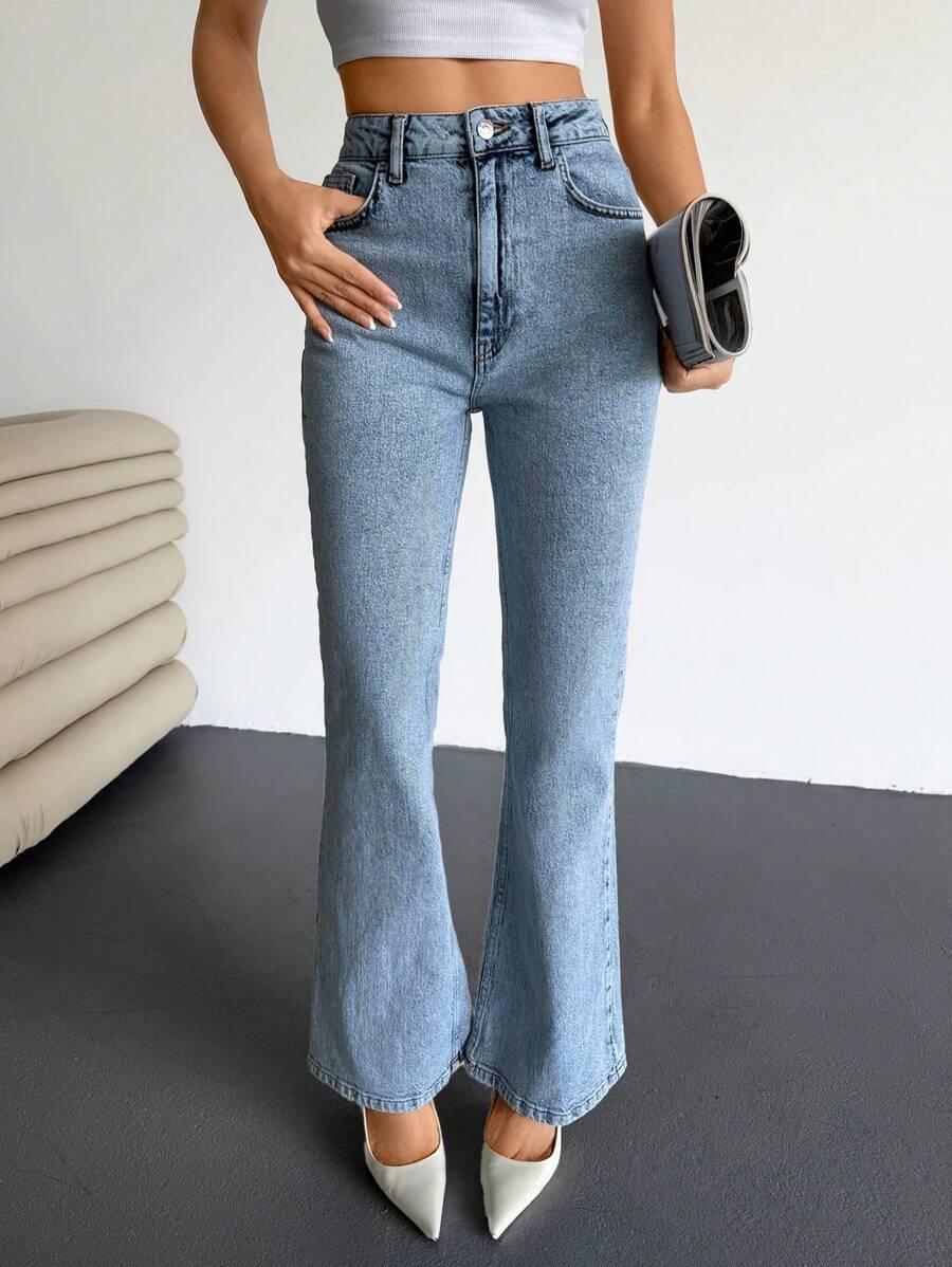 NIEBIESKIE SPODNIE JEANS 