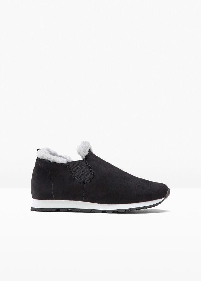 Sneakersy wsuwane z ociepleniem