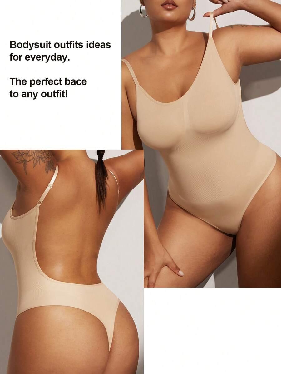 beżowe modelujące body