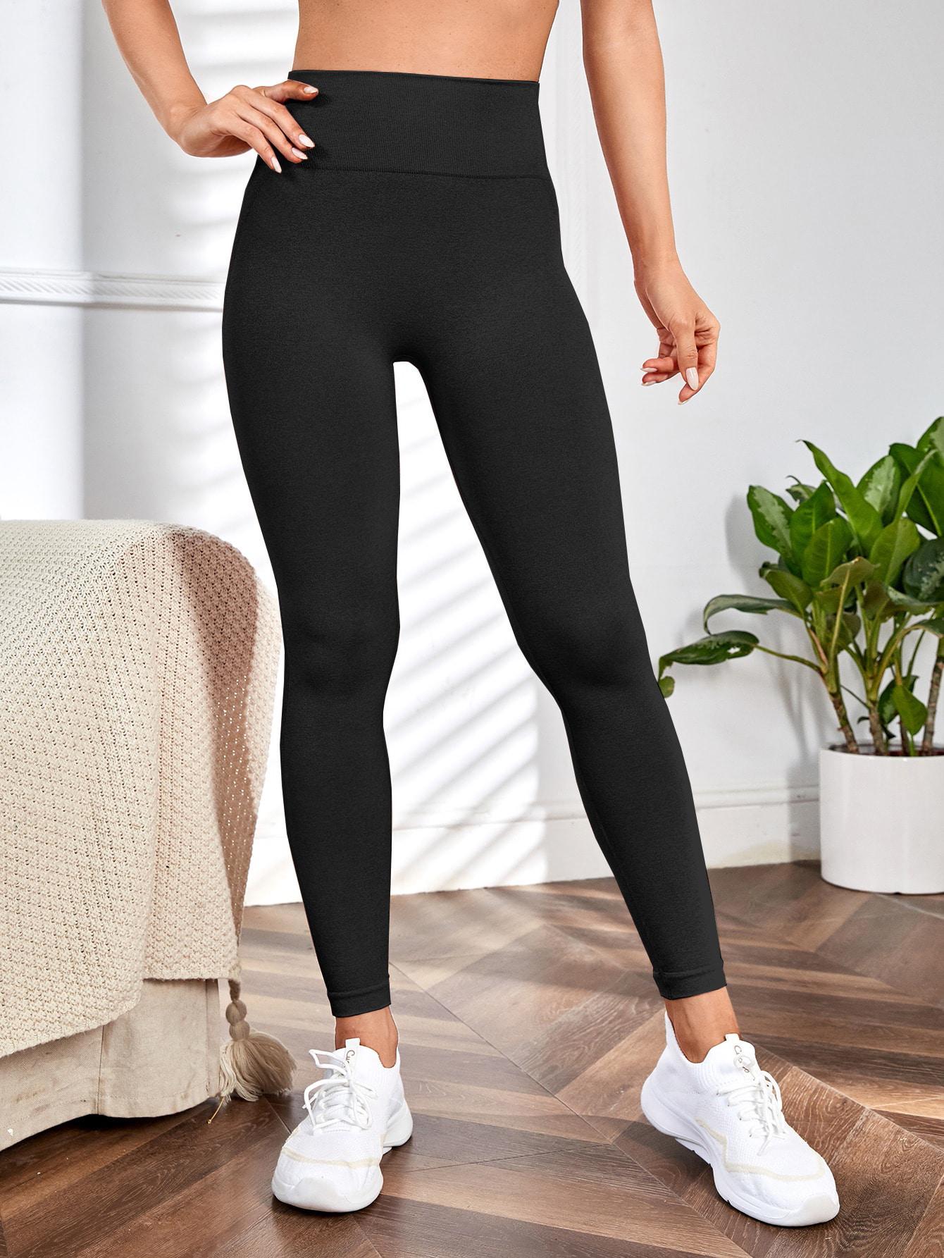 CZARNE LEGGINSY WYSOKI STAN 