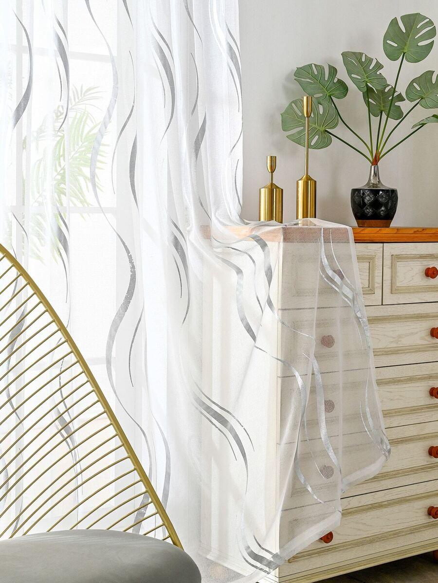 firana zdobienie 2-pack