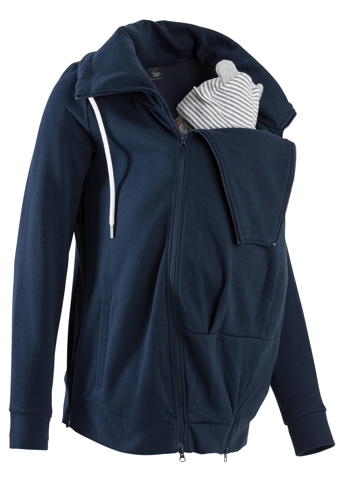 BLUZA ROZPINANA CIĄŻOWA Z WSTAWKĄ NIEMOWLĘCA