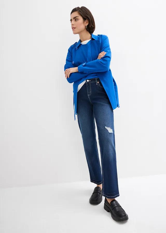 SPODNIE JEANS PRZETARCIA