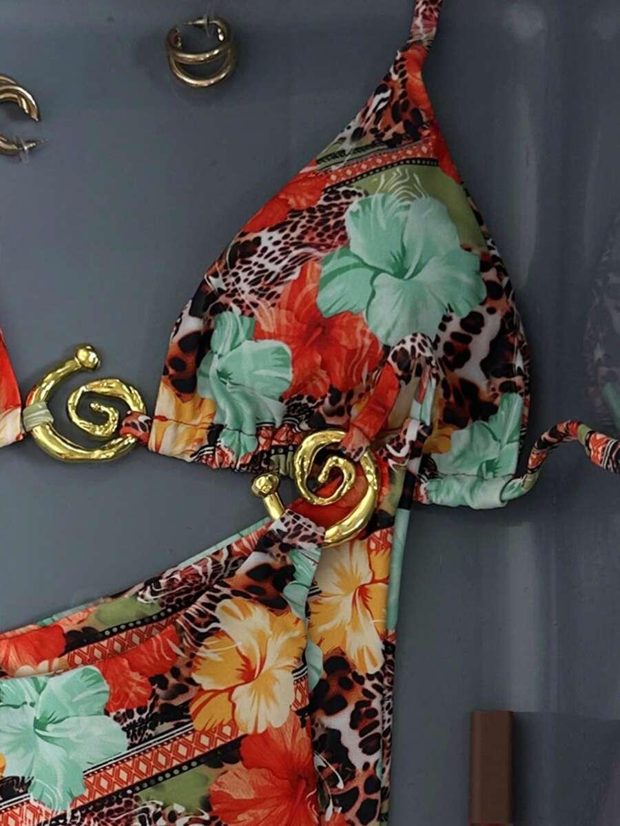DWUCZĘŚCIOWY STRÓJ KĄPIELOWY PRINT