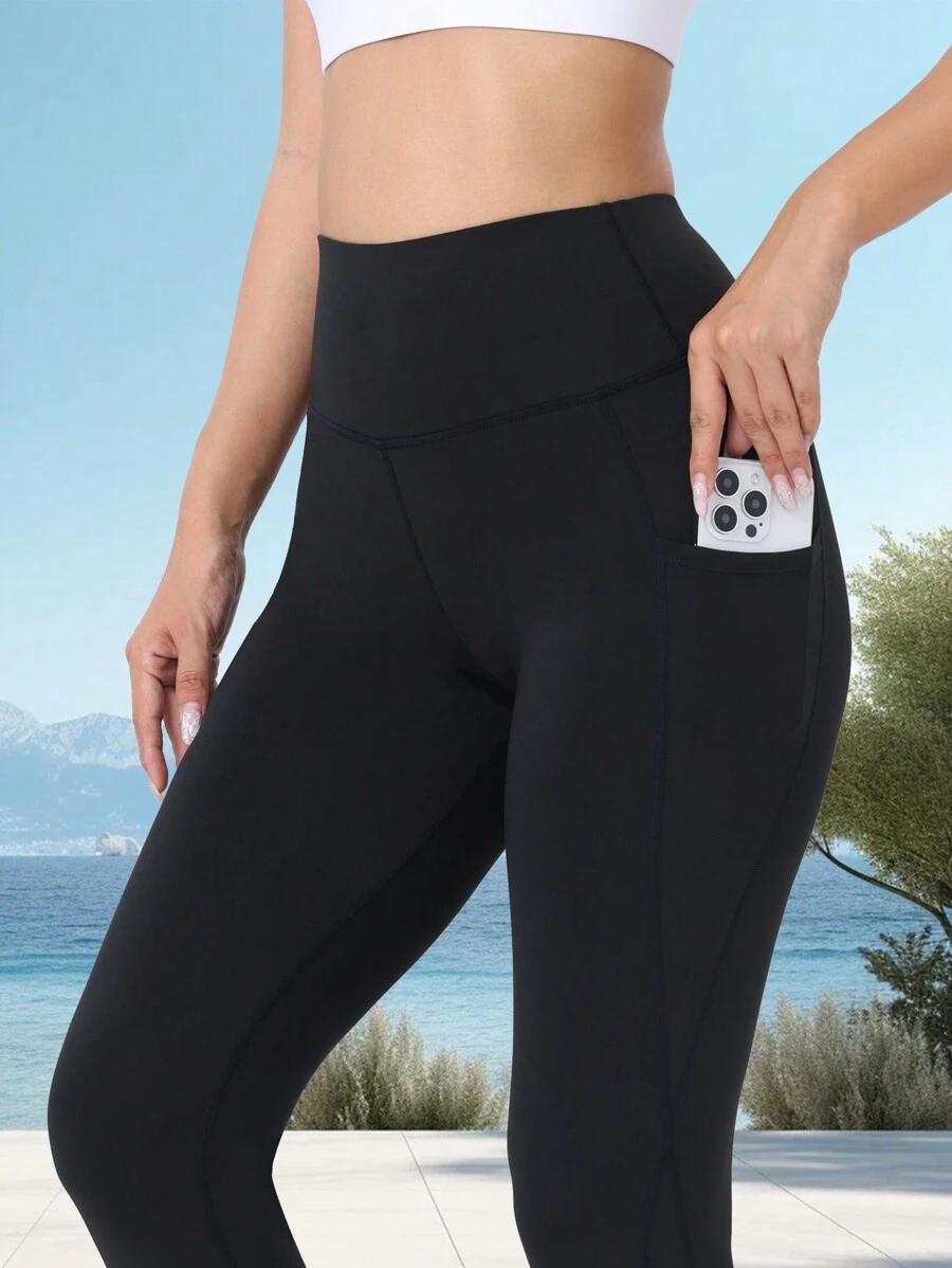 CZARNE LEGGINSY WYSOKI STAN