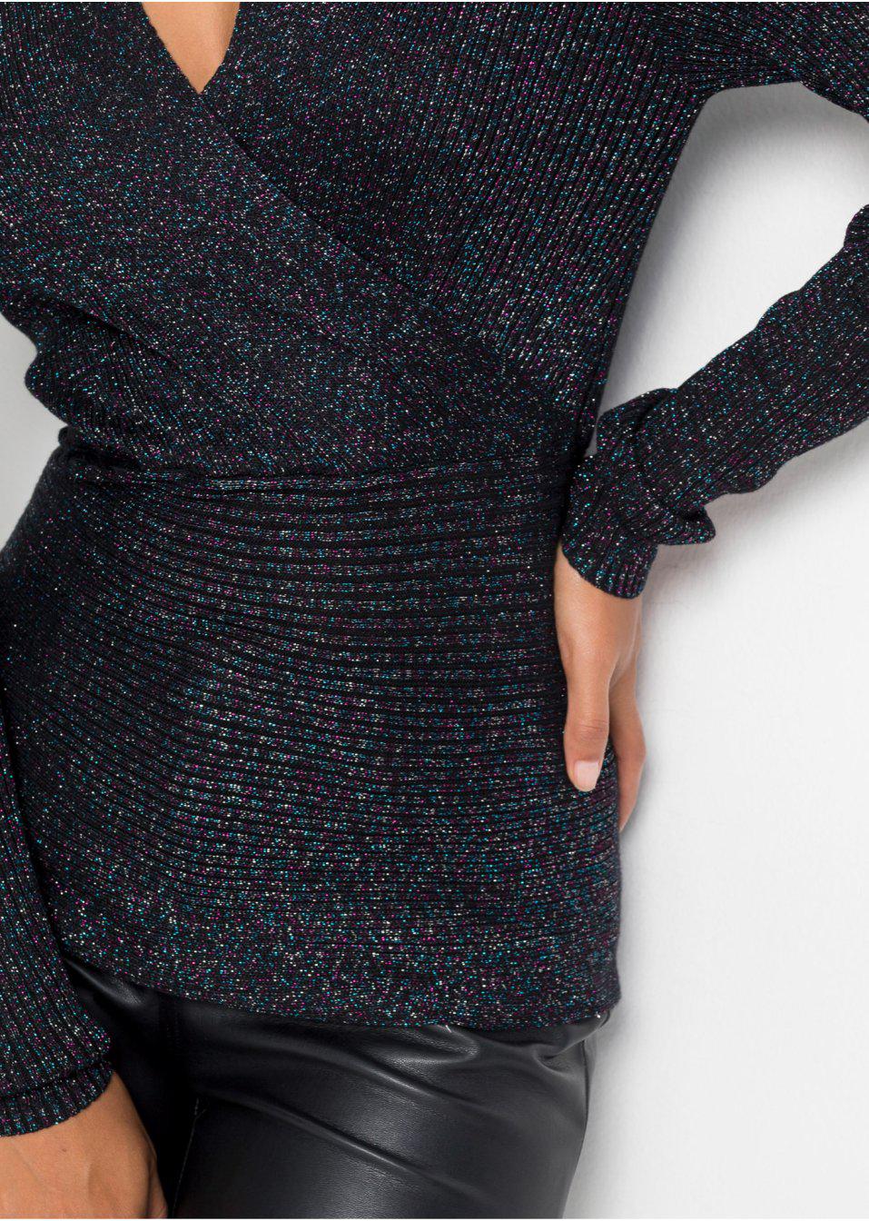 SWETER DAMSKI BROKATOWY