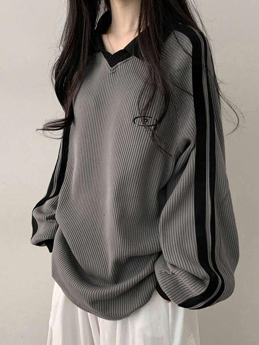 BLUZA Z DŁUGIM RĘKAWEM
