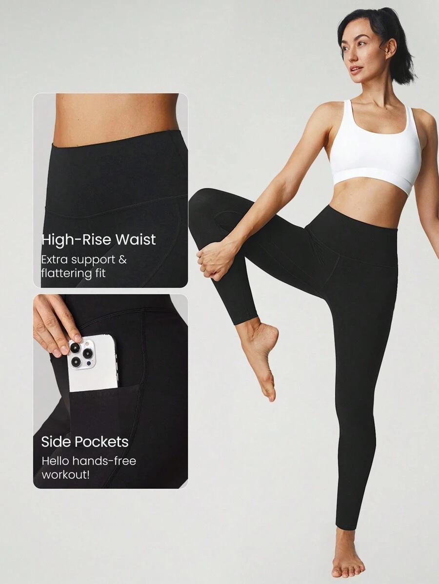 CZARNE LEGGINSY WYSOKI STAN
