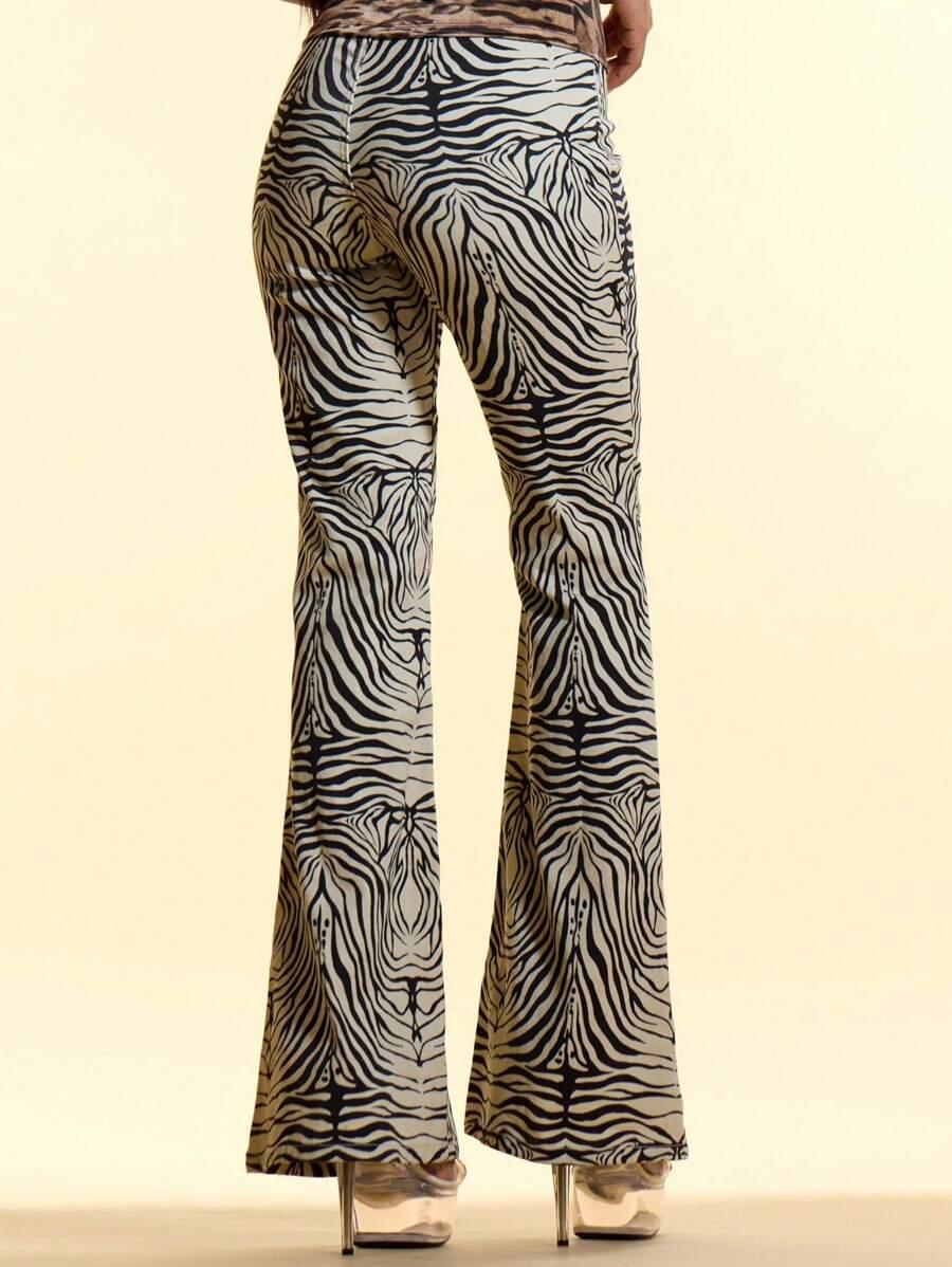 spodnie animal print
