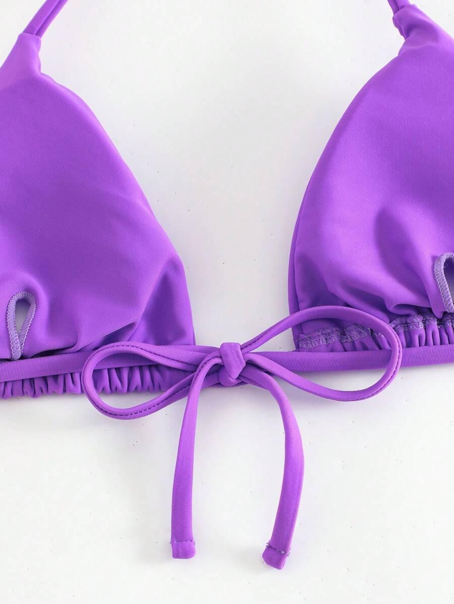 fioletowa góra od bikini