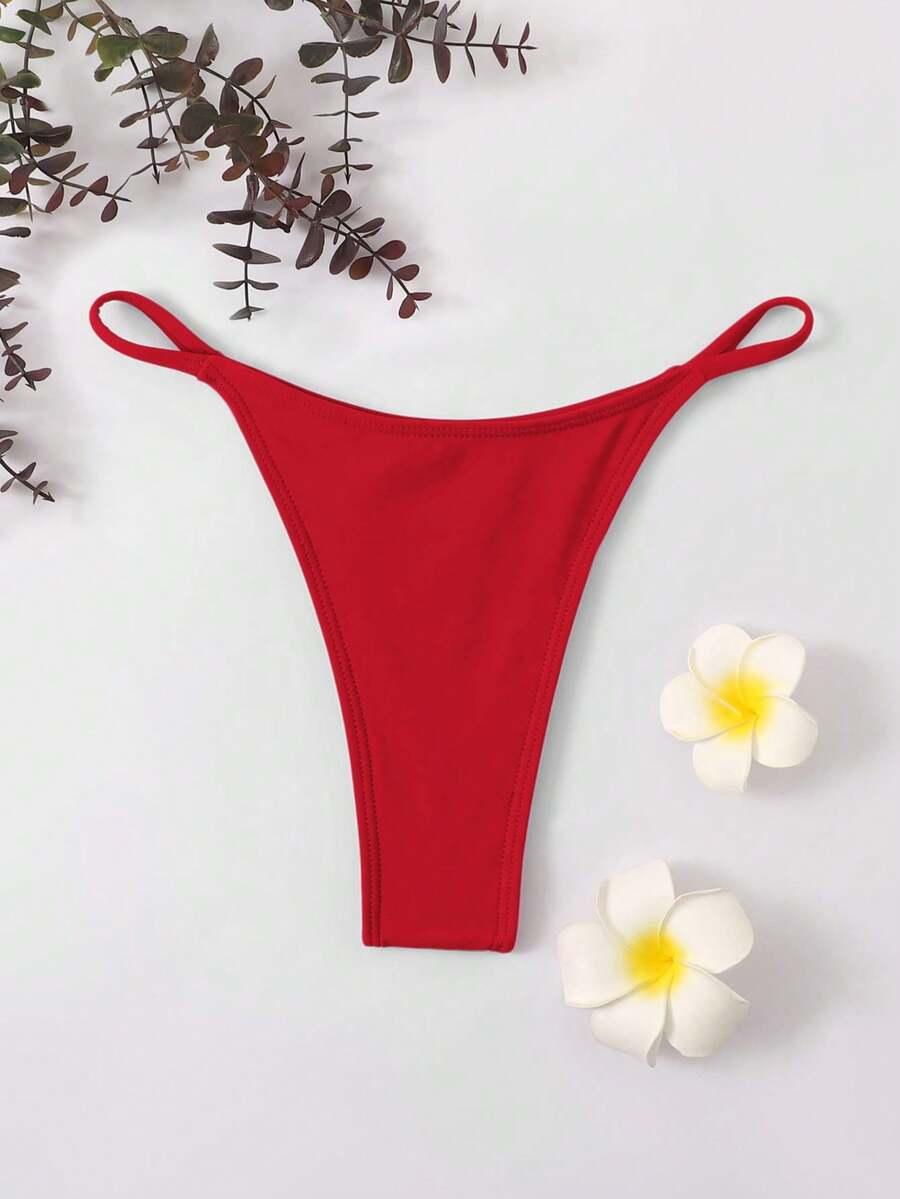 CZERWONY DÓŁ OD BIKINI 