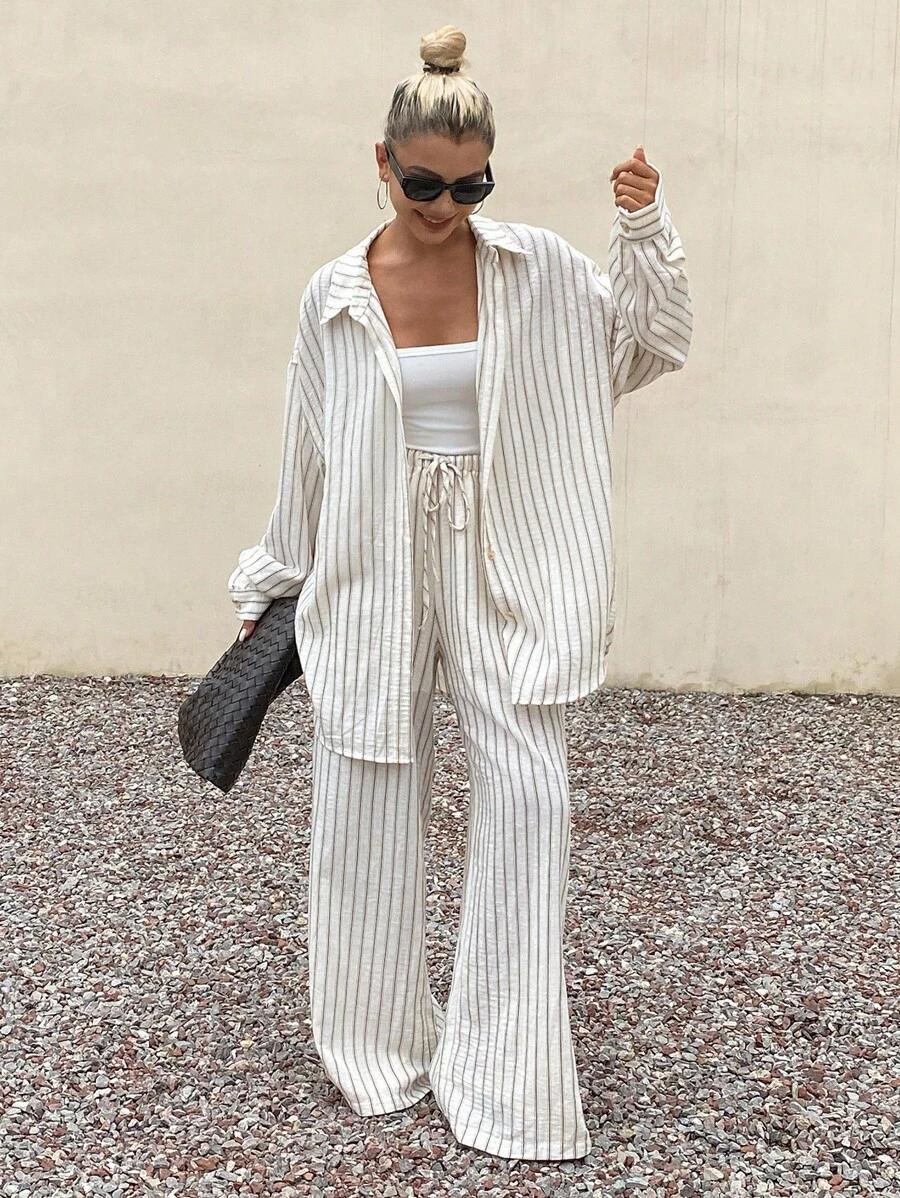 spodnie casual paski