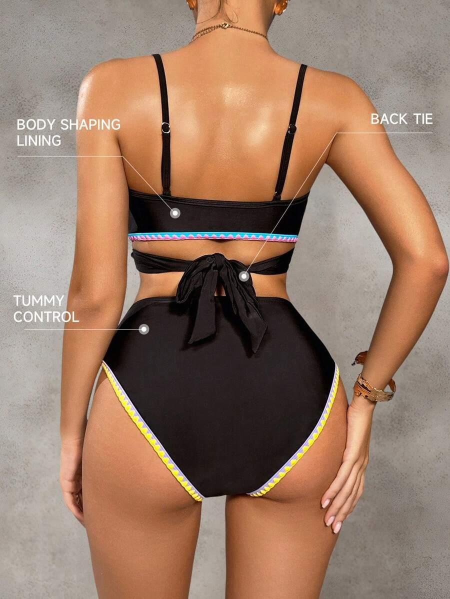 DWUCZĘŚCIOWY STRÓJ KĄPIELOWY PLUS SIZE -