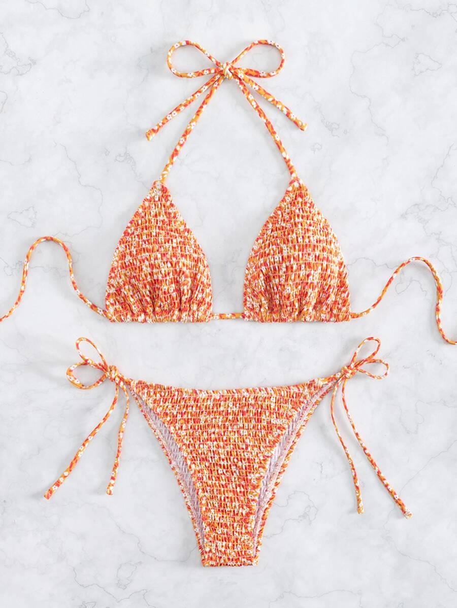 pomarańczowy dół od bikini