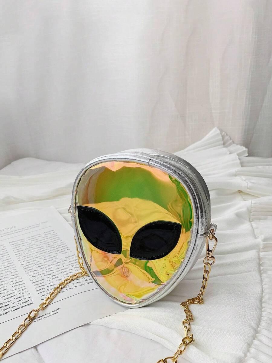holograficzna torebka ufo