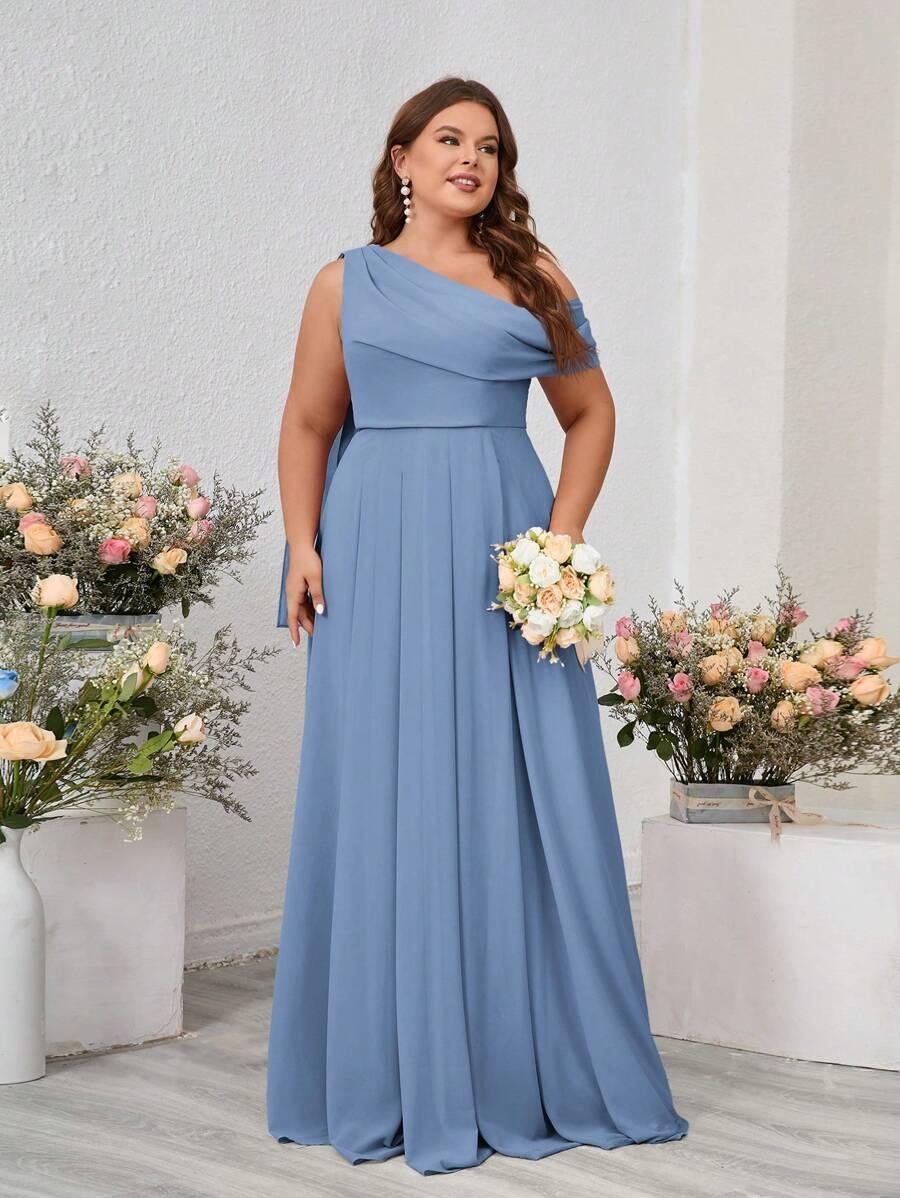 NIEBIESKA MAXI SUKIENKA