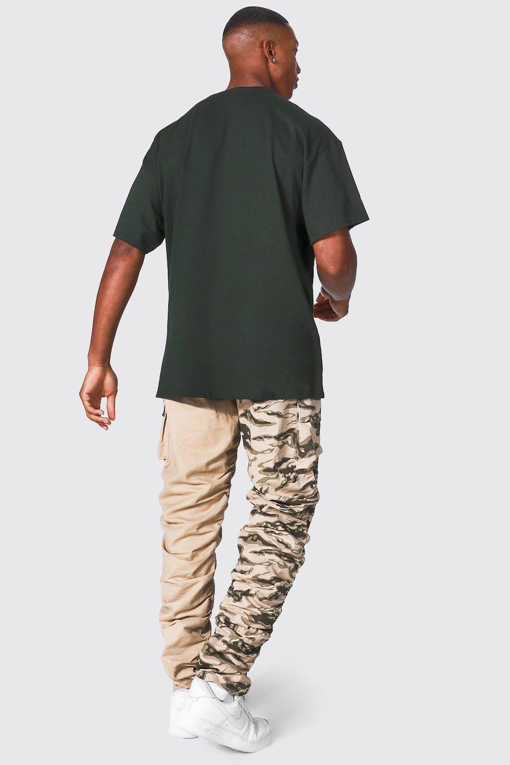 ZIELONY T-SHIRT NADRUK