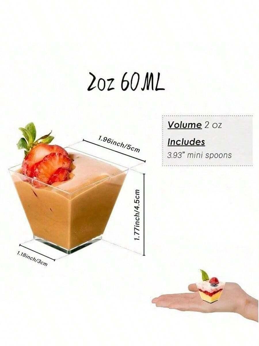 kubeczki na desery 50-pack