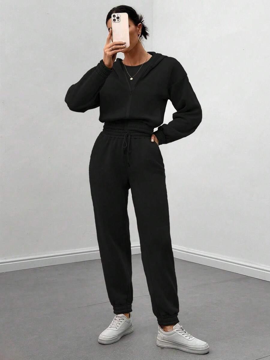 BLUZA TOP SPODNIE KOMPLET 