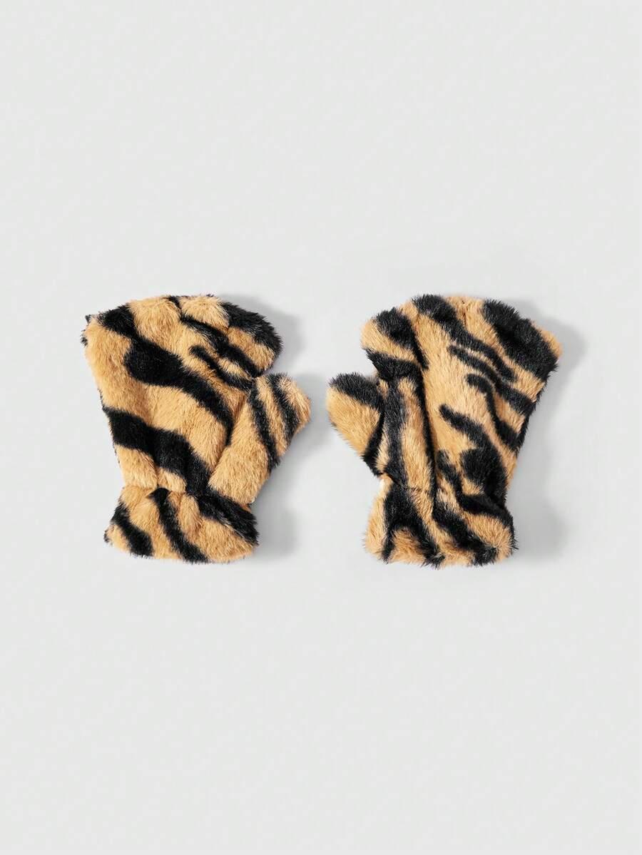 rękawiczki animal print