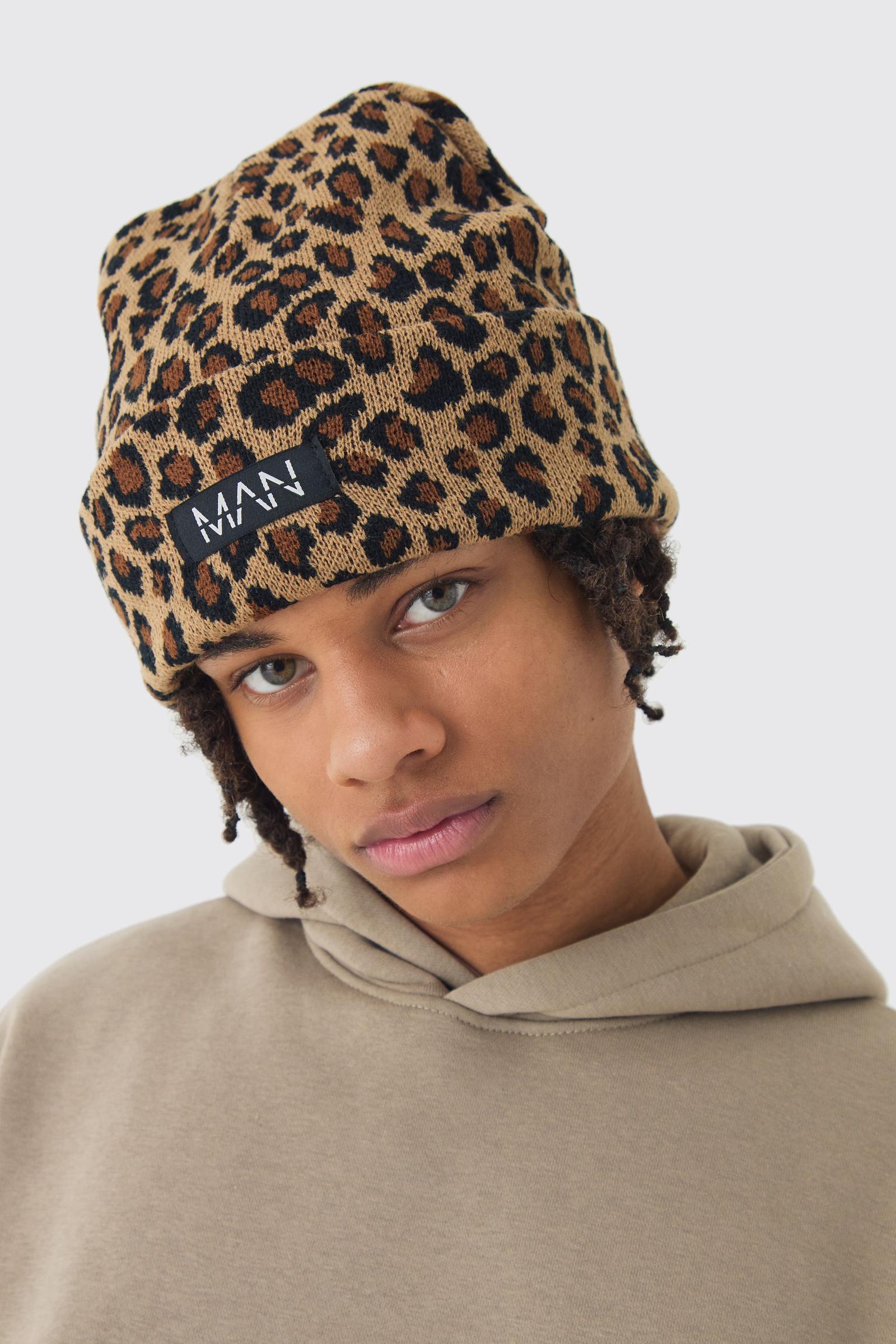czapka animal print