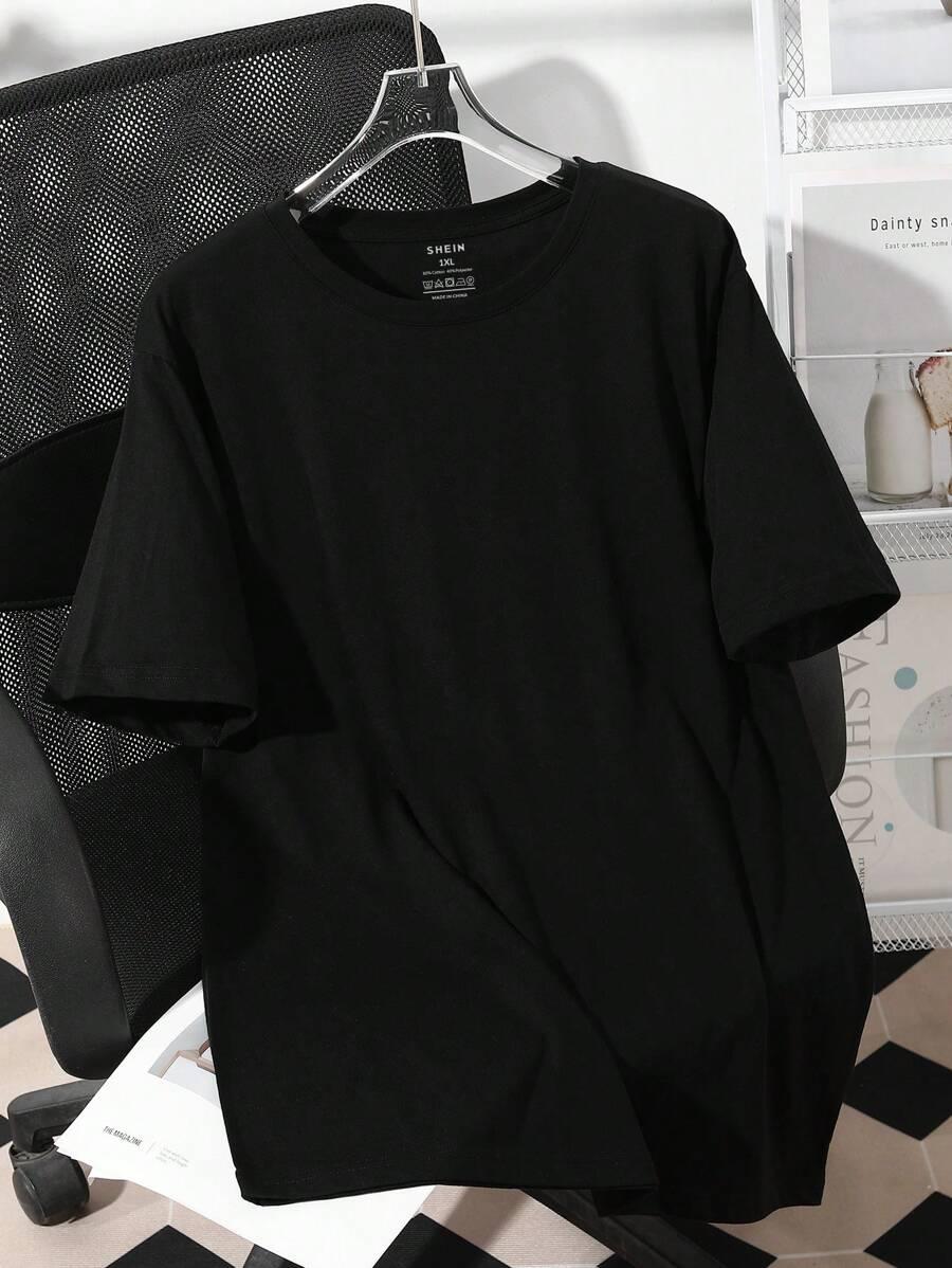 CZARNY T-SHIRT BASIC