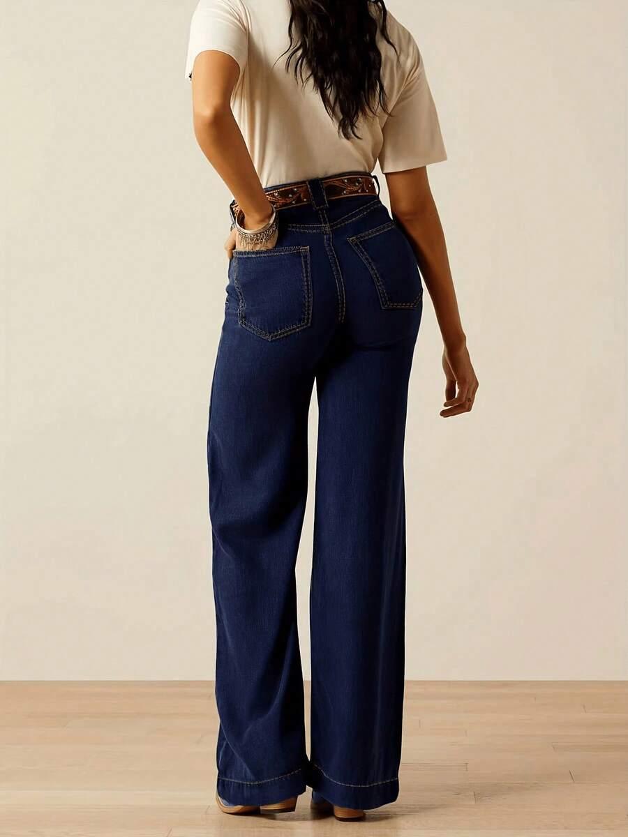 NIEBIESKIE SPODNIE JEANS 