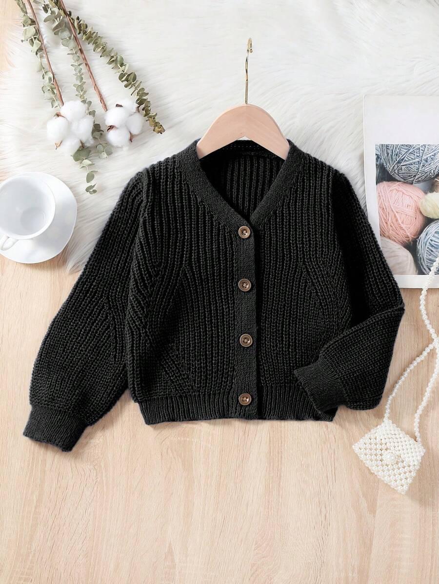 CZARNY KARDIGAN GUZIKI