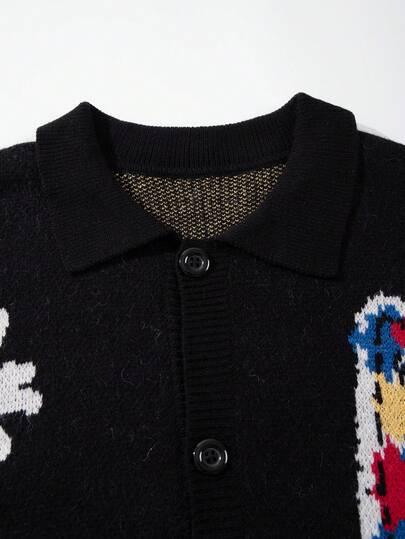 ROZPINANY SWETER GUZIKI