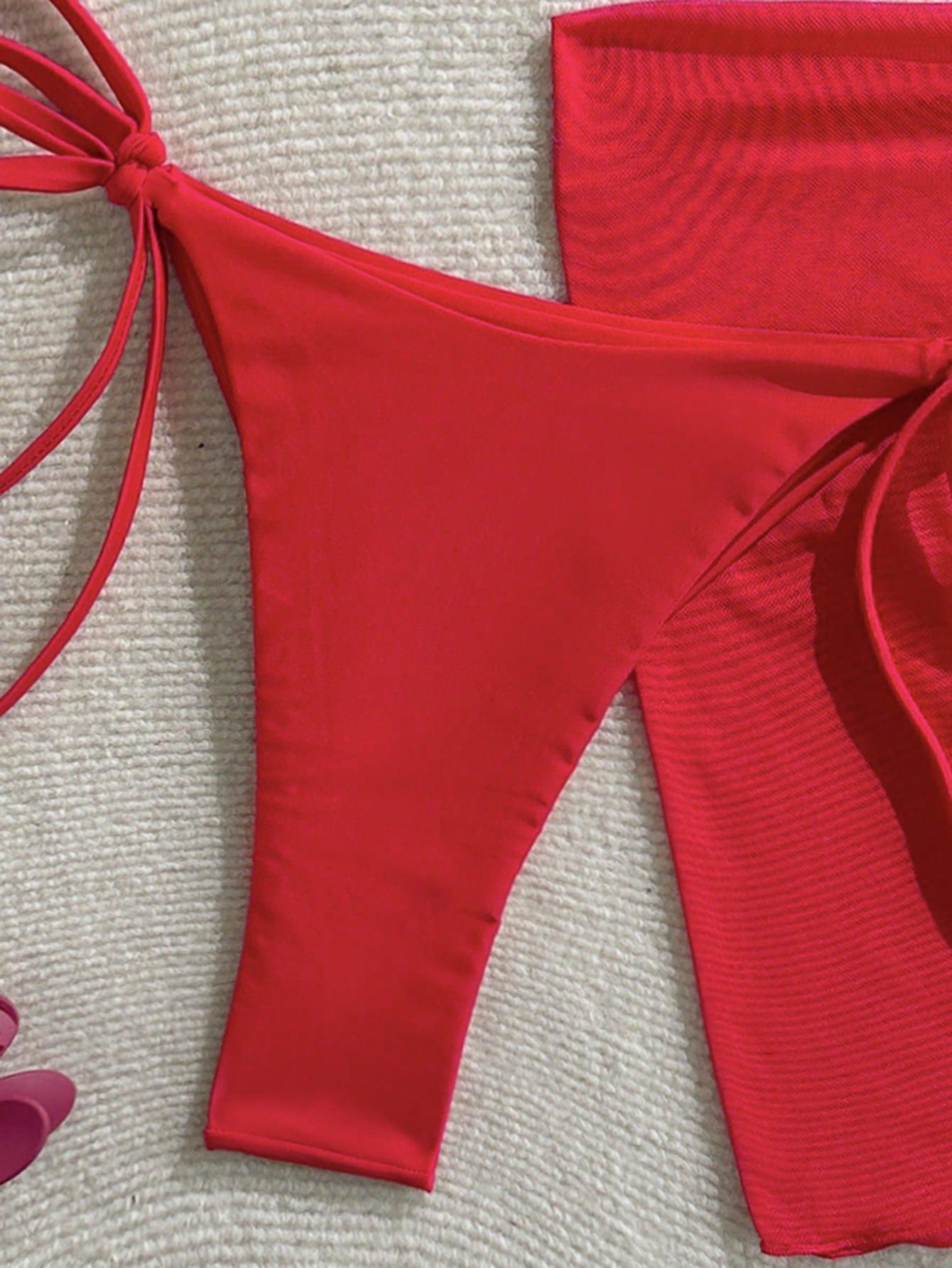 dół od bikini wiązanie sarong