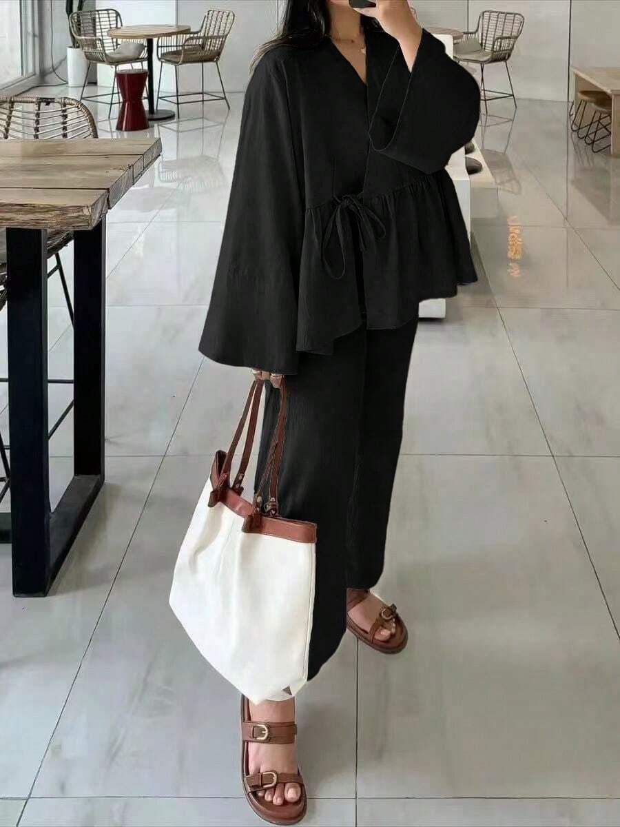 CZARNE SPODNIE CASUAL