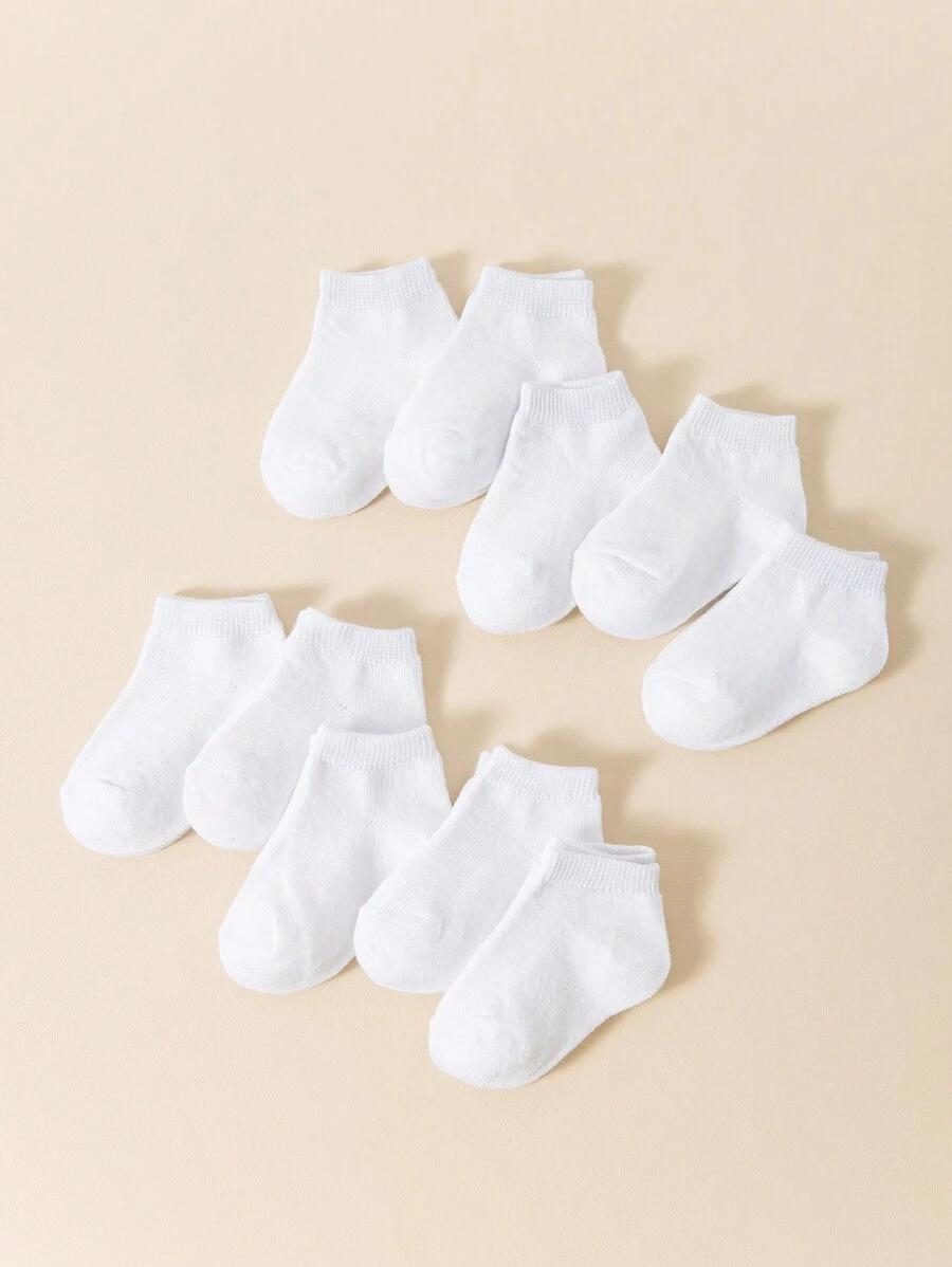 białe skarpetki 10-pack