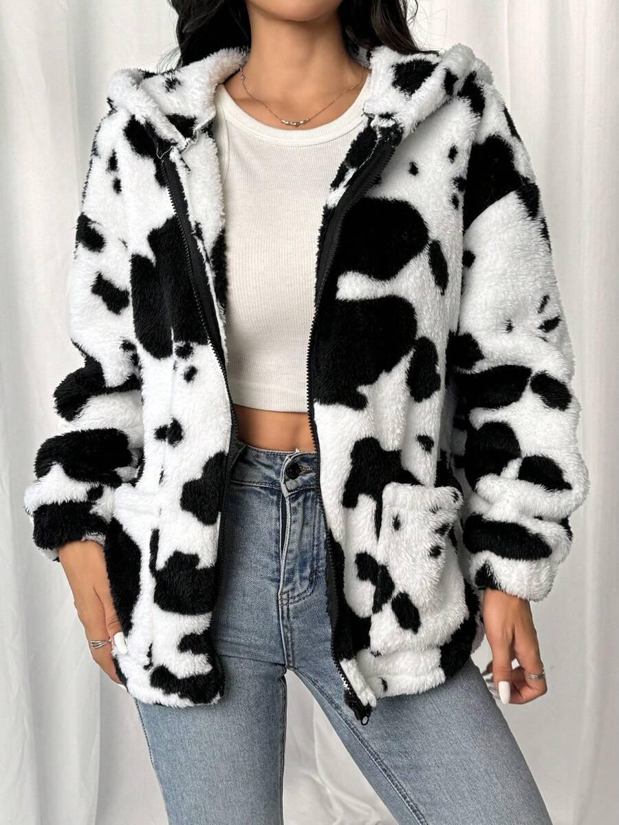 bluza z kapturem print 