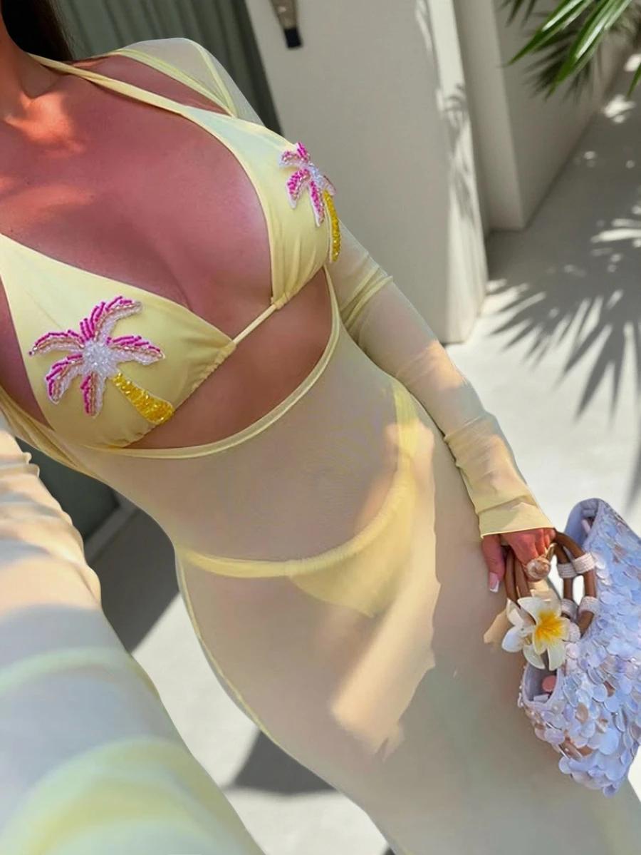 żółta góra od bikini