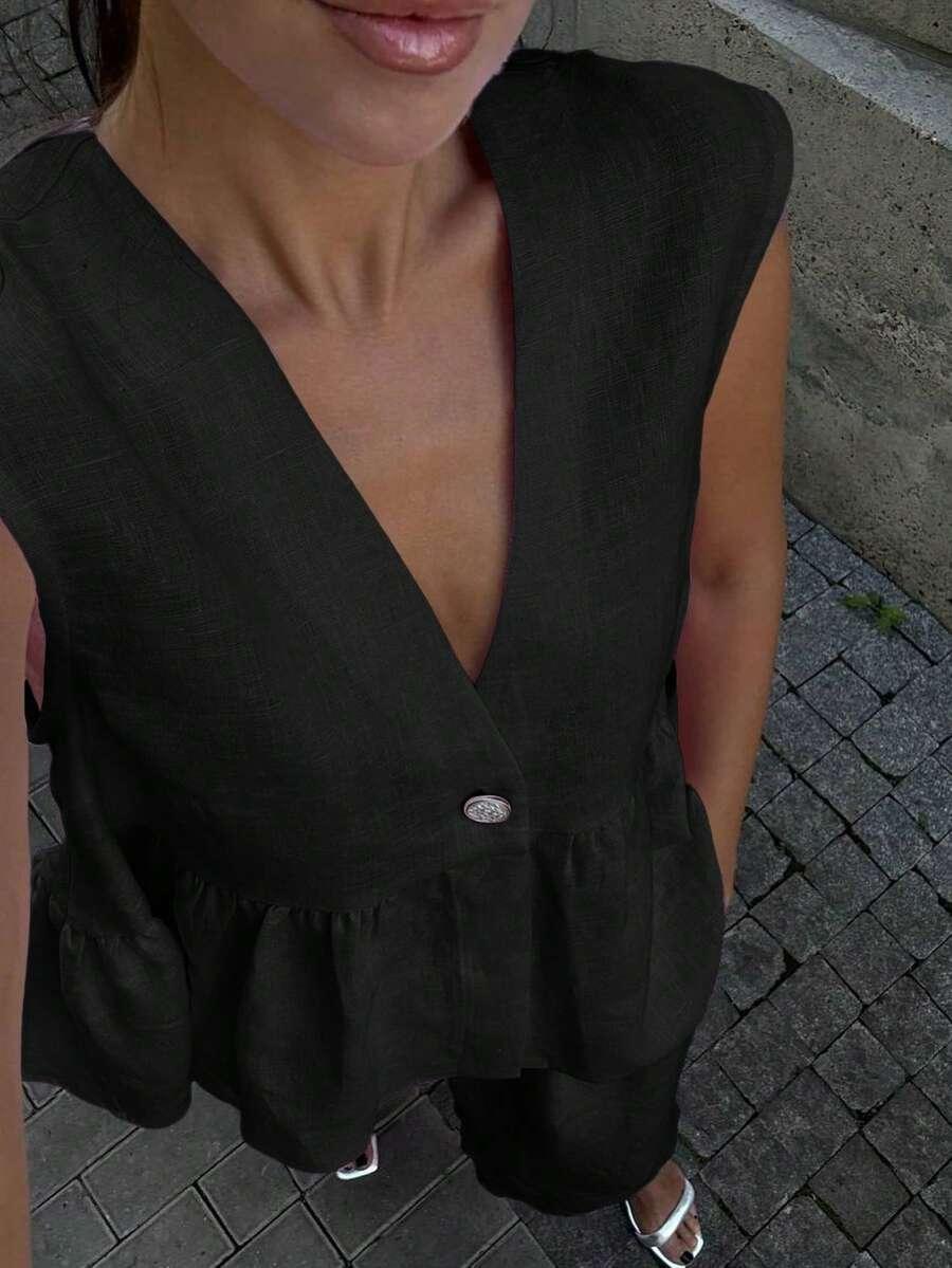 CZARNE SPODNIE CASUAL 