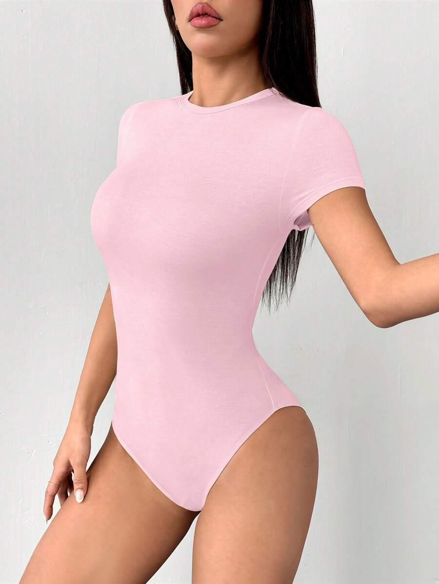 różowe body casual