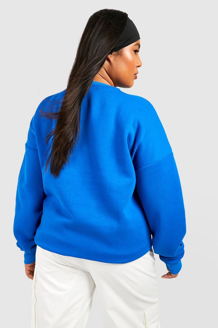 beżowa bluza oversize napis california okrągły dekolt