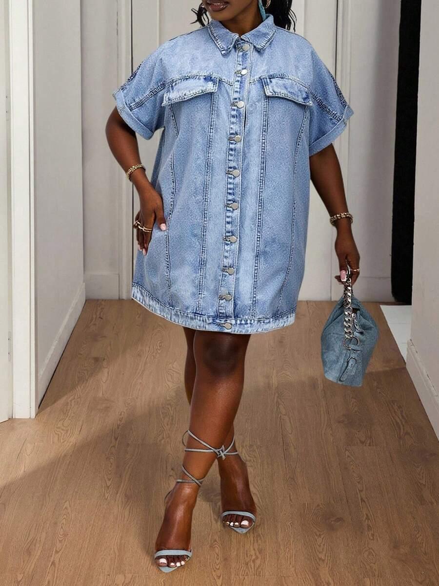 MINI SUKIENKA JEANS 
