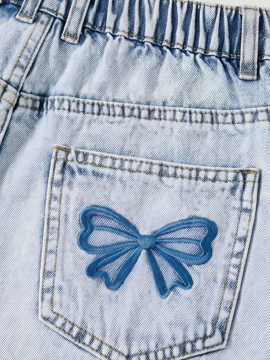 spodenki jeans przetarcia