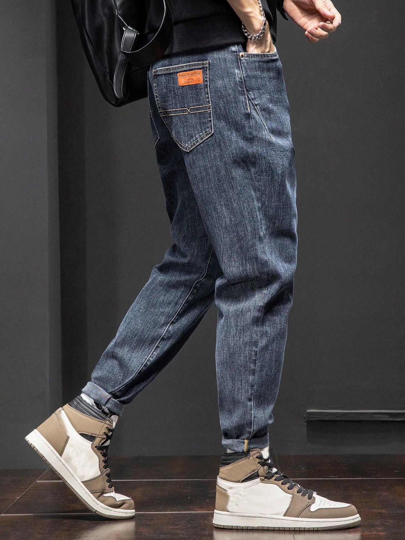 NIEBIESKIE SPODNIE JEANS