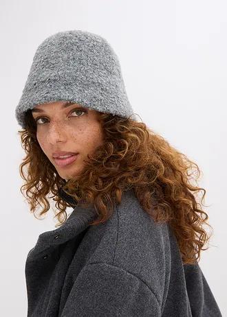 SZARY BERET DAMSKI 