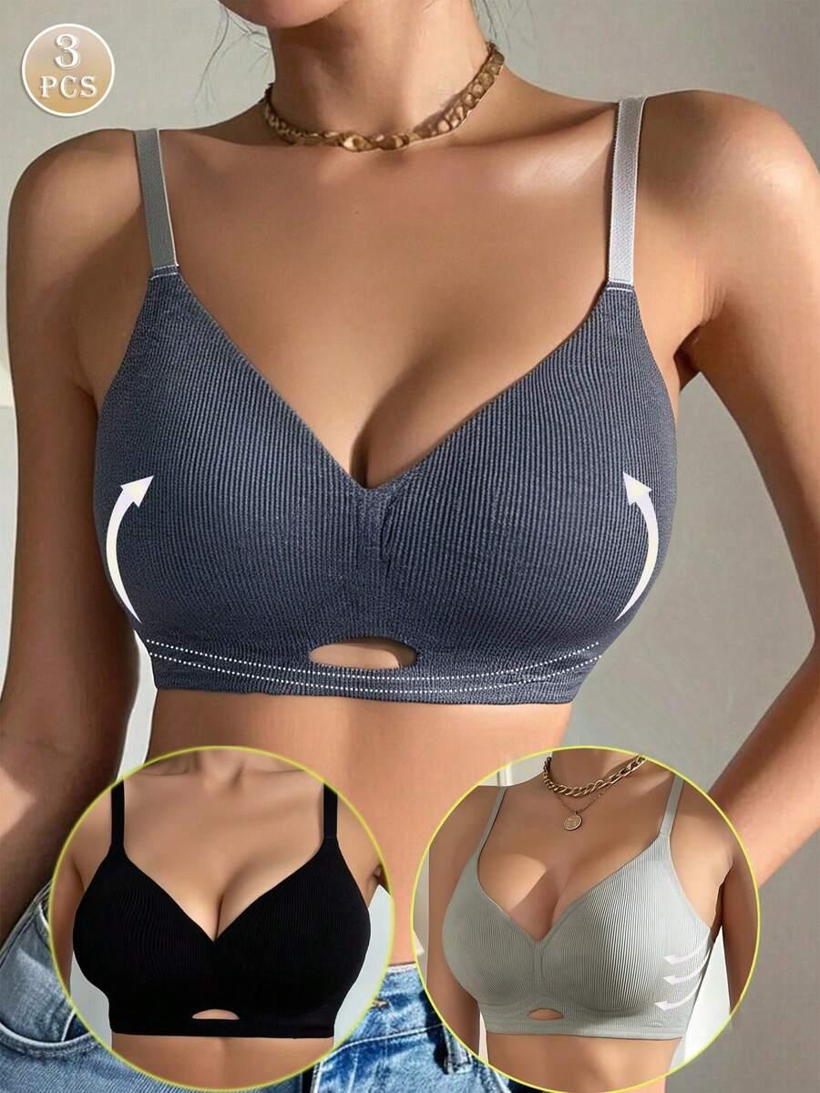 BIUSTONOSZ PRĄŻKI 3-PACK