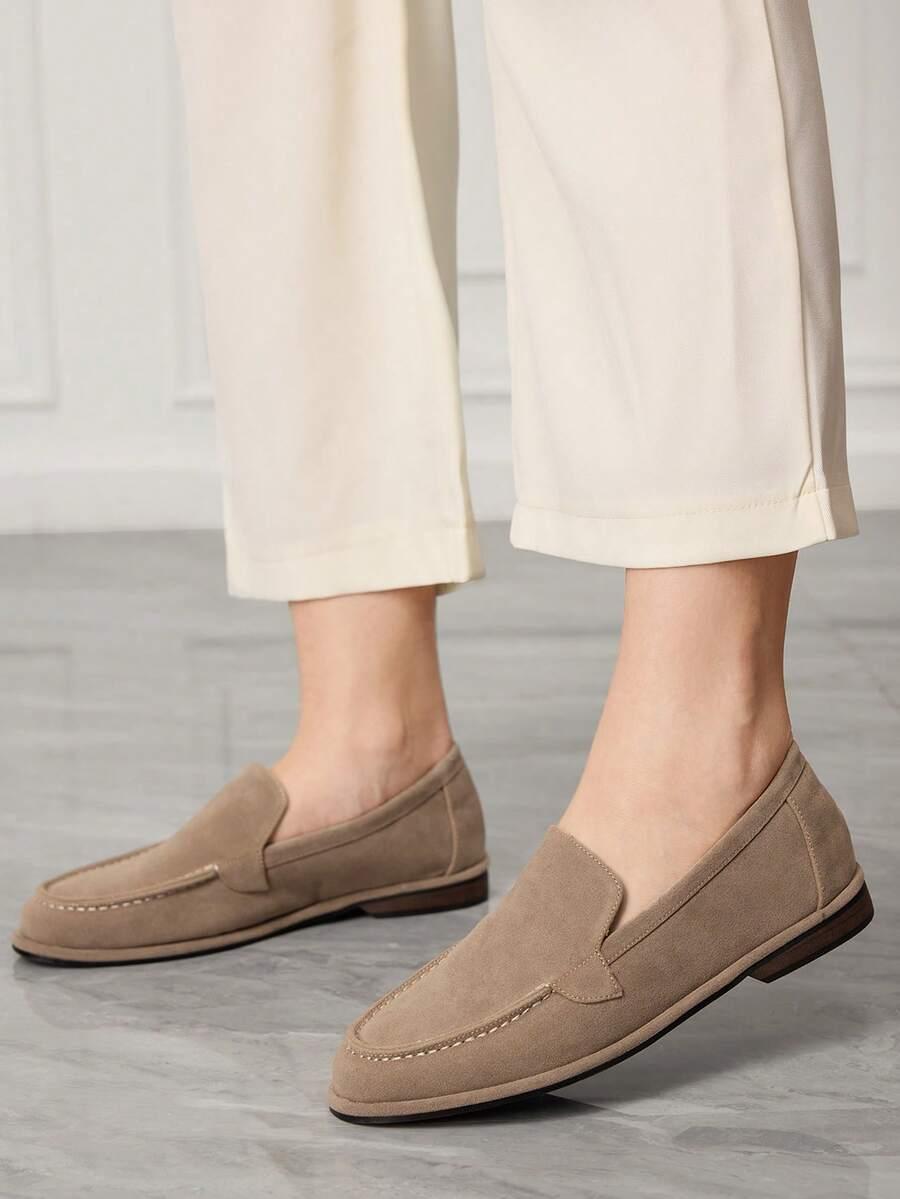 BRĄZOWE MOKASYNY CASUAL