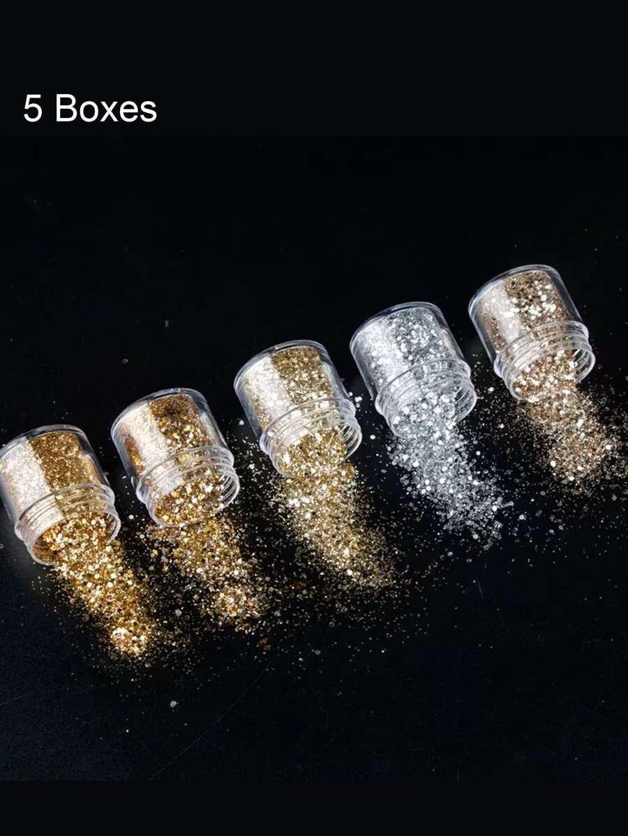 brokat do paznokci 5-pack